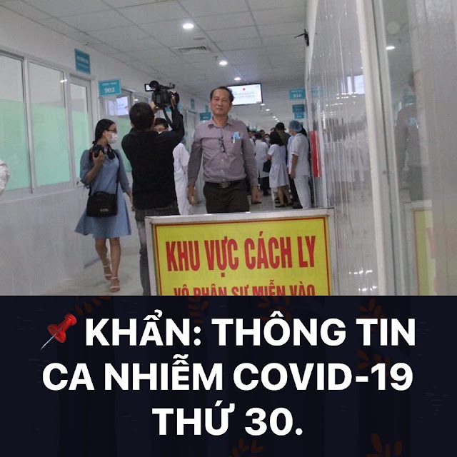 Thông tin chính thức ca nhiễm Covid-19 thứ 30