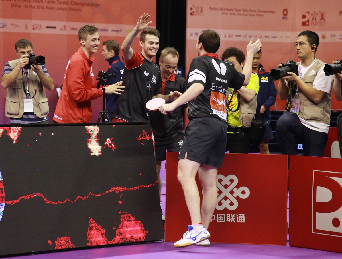 Mundial de Tênis de Mesa por Equipes 2016 Dia 5 Surto Olímpico