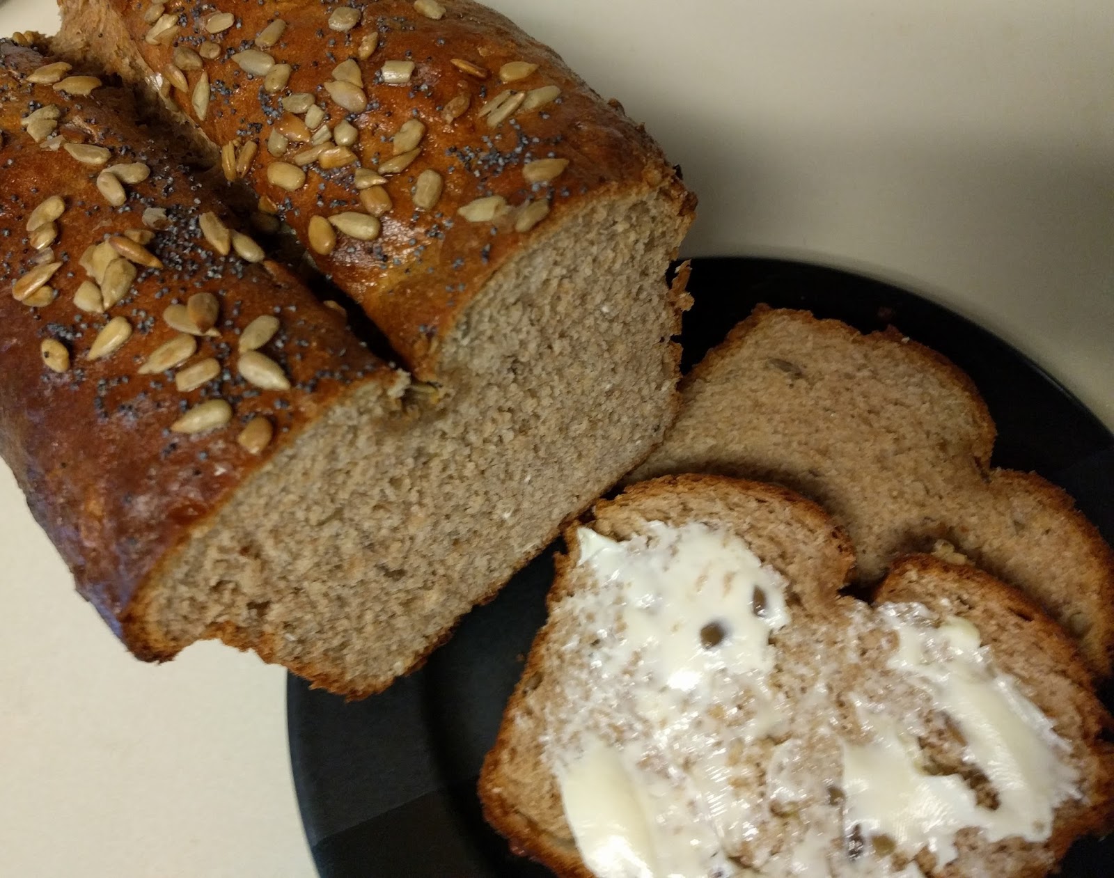 FoodieFunk Oat Sunflower Seed Pumpkin Seed Honey Whole Wheat Bread