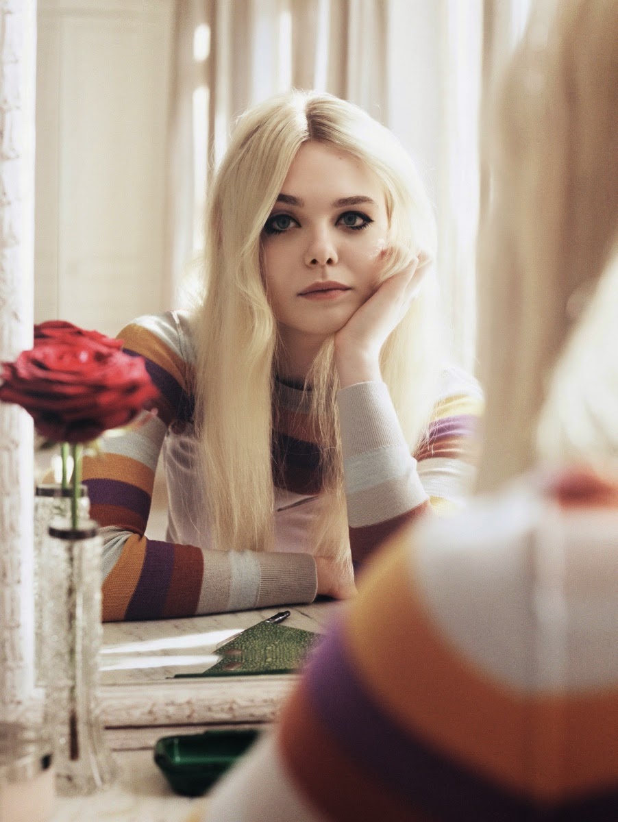 Elle Fanning by Angelo Pennetta for Vogue UK June 2014