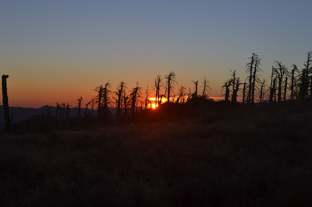 sunset over McDonald Peak