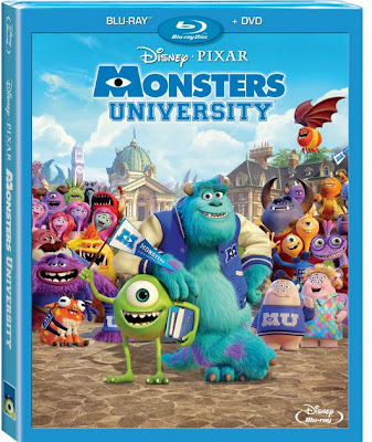 Disney Pixar Monsters University on Blue-ray and DVD combo Oct 29, 2013