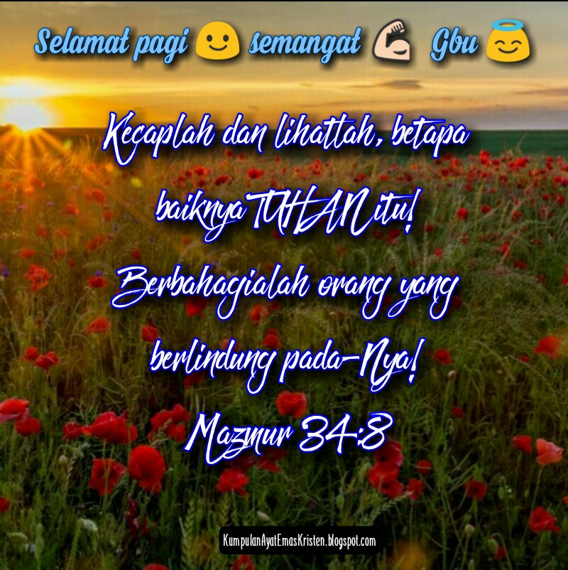 Kumpulan Ayat Emas Kristen Gambar selamat pagi ayat Alkitab motivasi