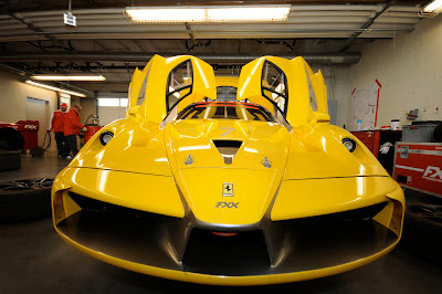 Yellow Ferrari FXX Front Lip Intakes Induction