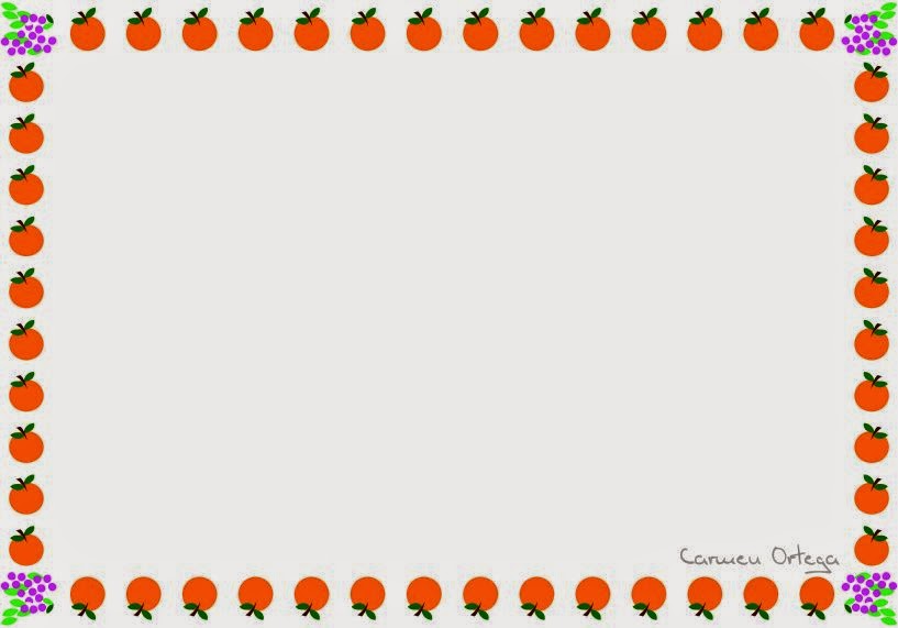 Marcos con Verduras y Frutas para Imprimir Gratis. Para hacer invitaciones, tarjetas, marcos de fotos o etiquetas, de Verduras y Frutas para imprimir gratis.