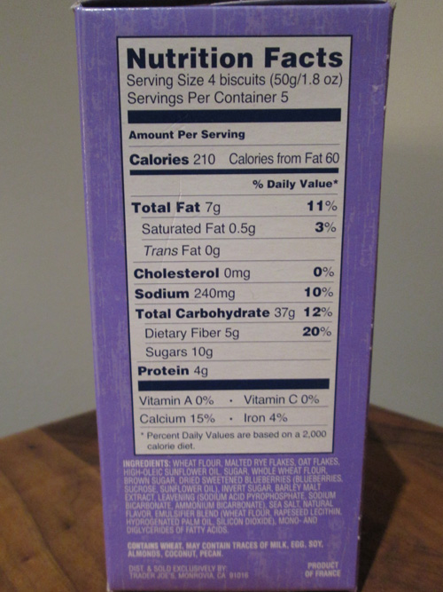 Trader Joe's Is The Best Blueberry Breakfast Biscuits