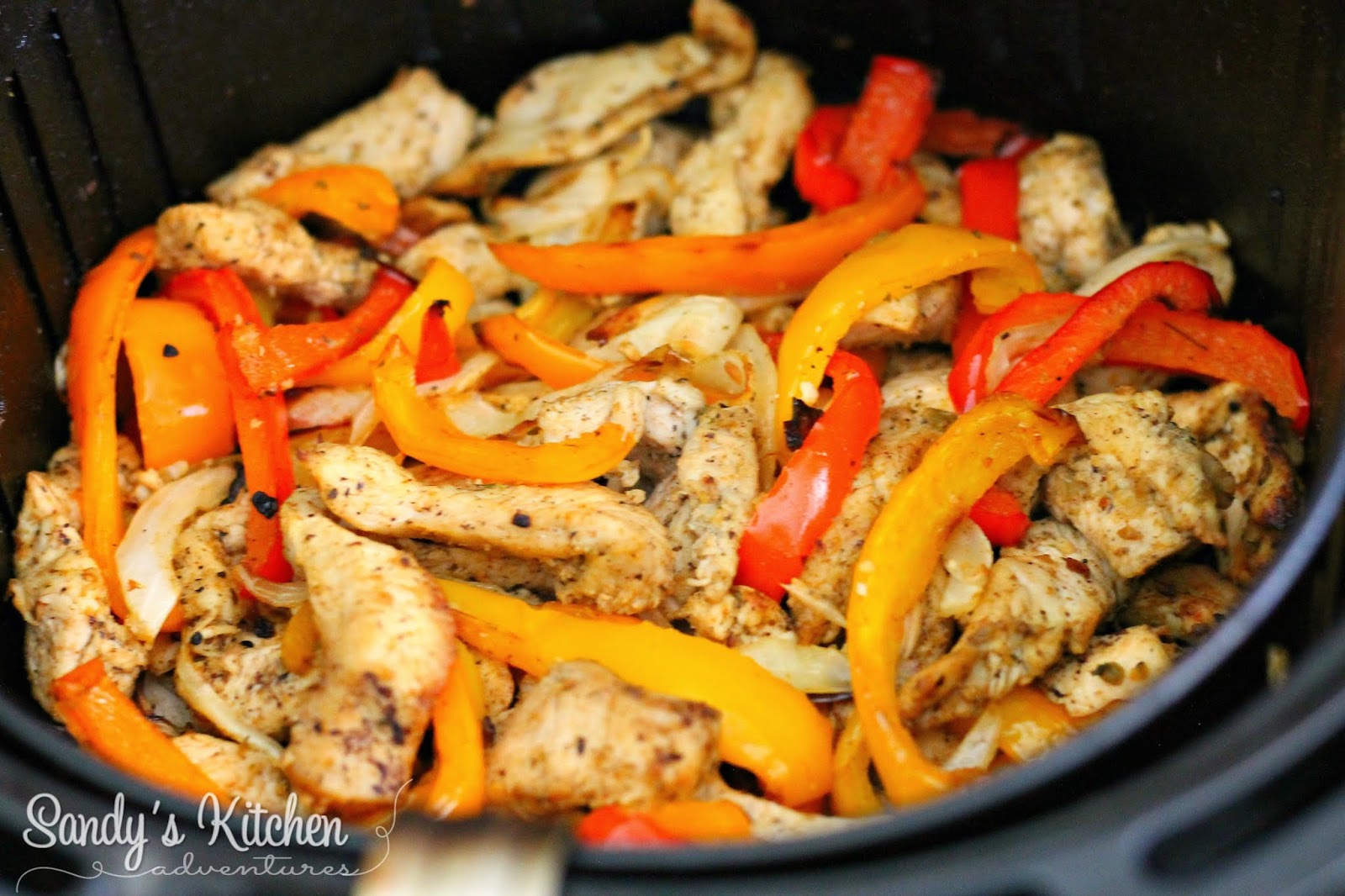 Air Fryer Chicken Fajitas Sandy S Kitchen
