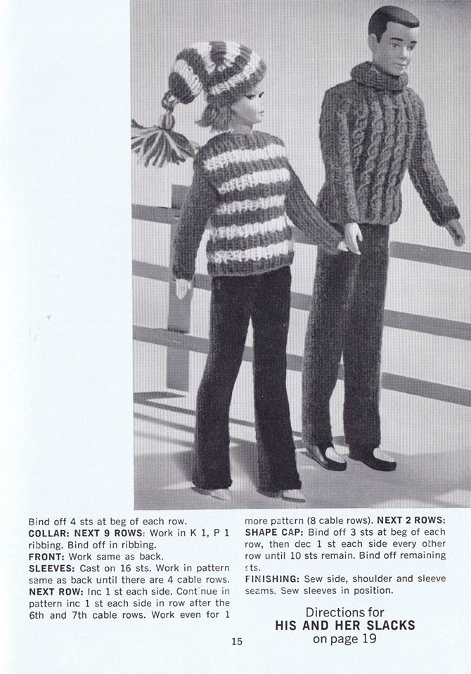 The Vintage Toy Chest Doll Clothes Knitted and Crocheted