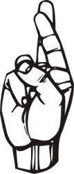 language sign clip vector asl hand signals american clipart svg handsigns drawing graphic signs 4vector clker miss teacher kb symbols