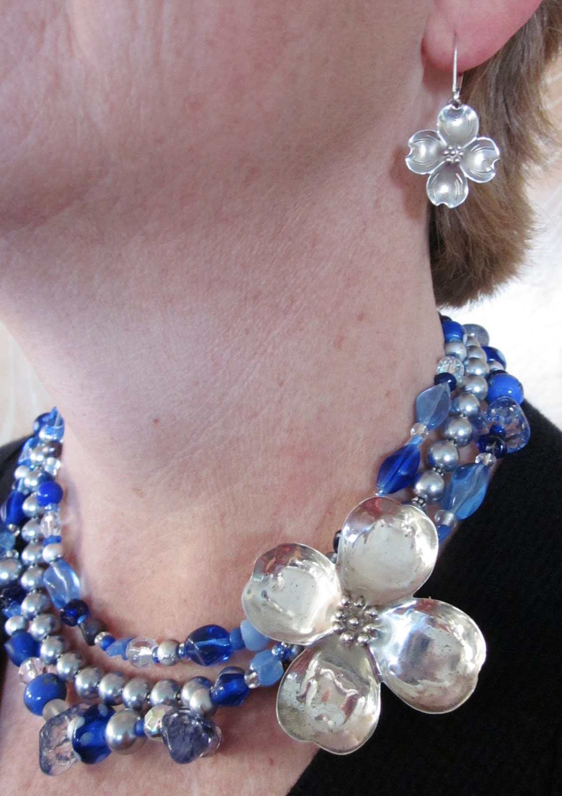 BonnieProjects Brooch Necklace