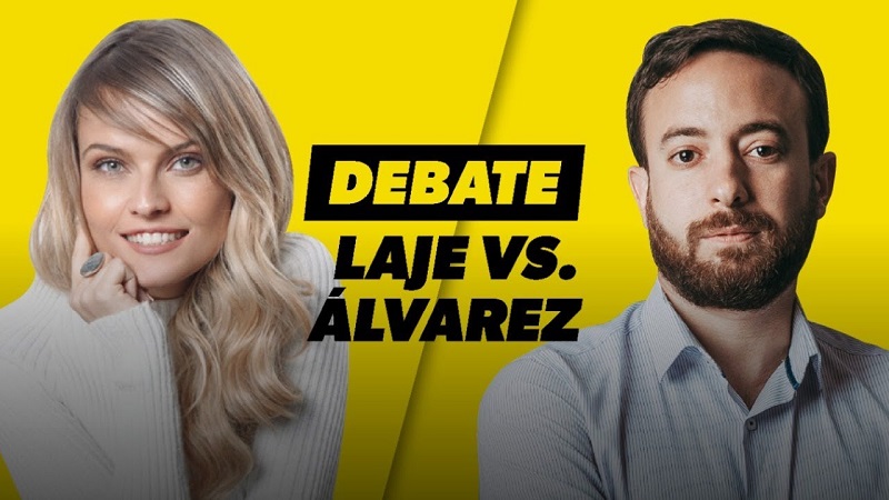 Debate Gloria Alvarez vs Agustín Laje