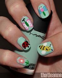 nail polish garden mint mischievous kitty hello thatleanne swatches last mac calendar inspired