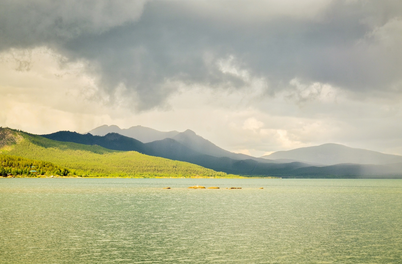 Озеро Щучье в Казахстане