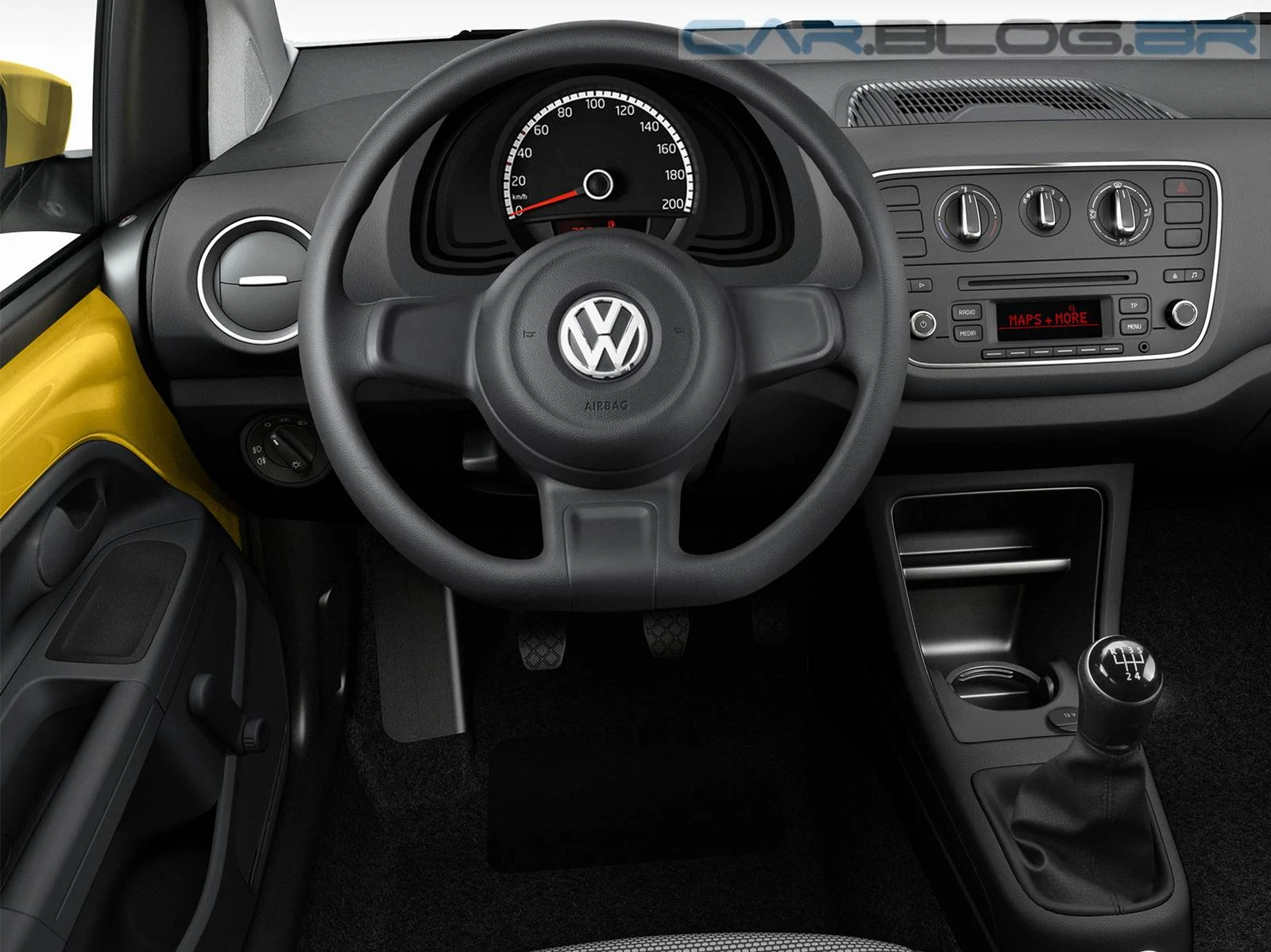 Volkswagen up! - versão de entrada - Take-up! - interior