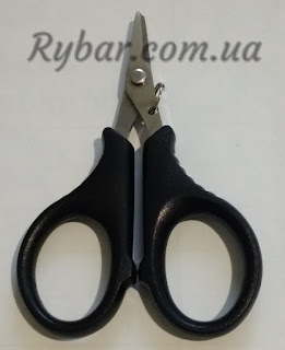 Ножиці для риболовлі (без ножнів, чорні)