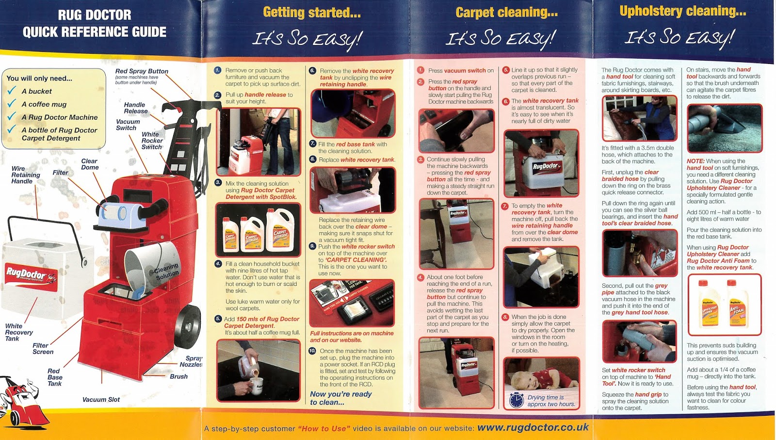Rug Doctor Rental Brochure