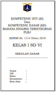 KOMPETENSI INTI Dan KOMPETENSI DASAR PLBJ BAHASA INGGRIS KELAS 1 2 3 4
