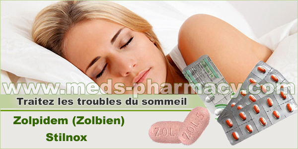 Zolpidem sans ordonnance contre les troubles du sommeil et l'insomnie sur la Pharmacie www.meds-pharmacy.com