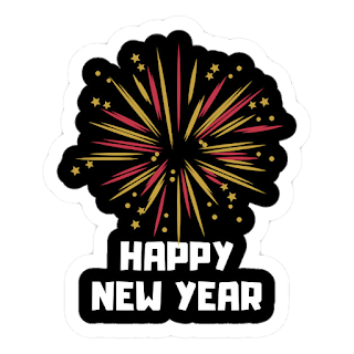 happy new year 2020 with black background 