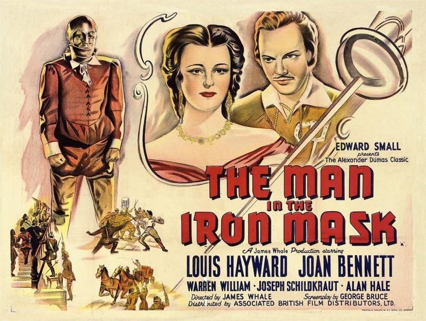 Classic Movie Ramblings The Man in the Iron Mask (1939)