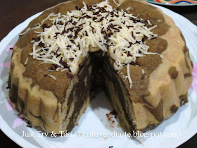 Resep Cake Kukus Pisang Coklat Keju JTT