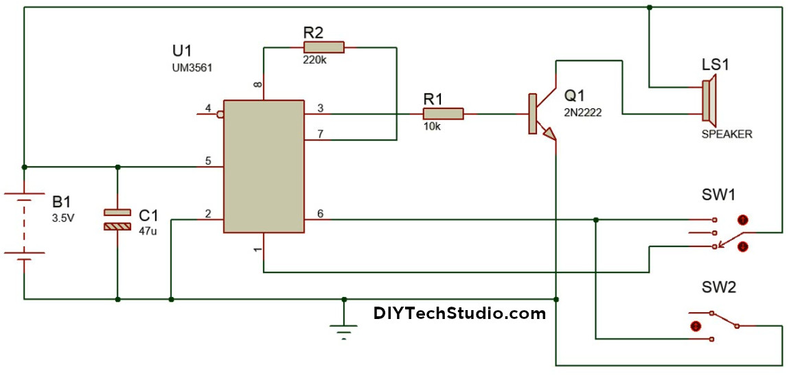 DIYTechStudio: How to make a Siren Generator (Ambulance, Police, Fire