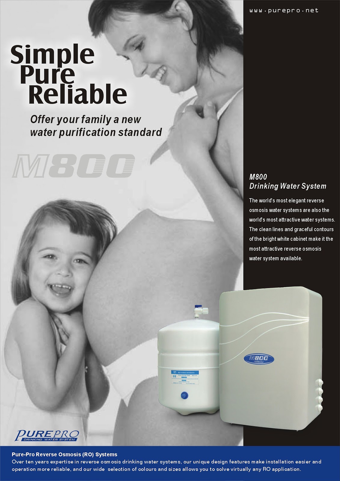 PurePro® M800 Reverse Osmosis Water Filtration System
