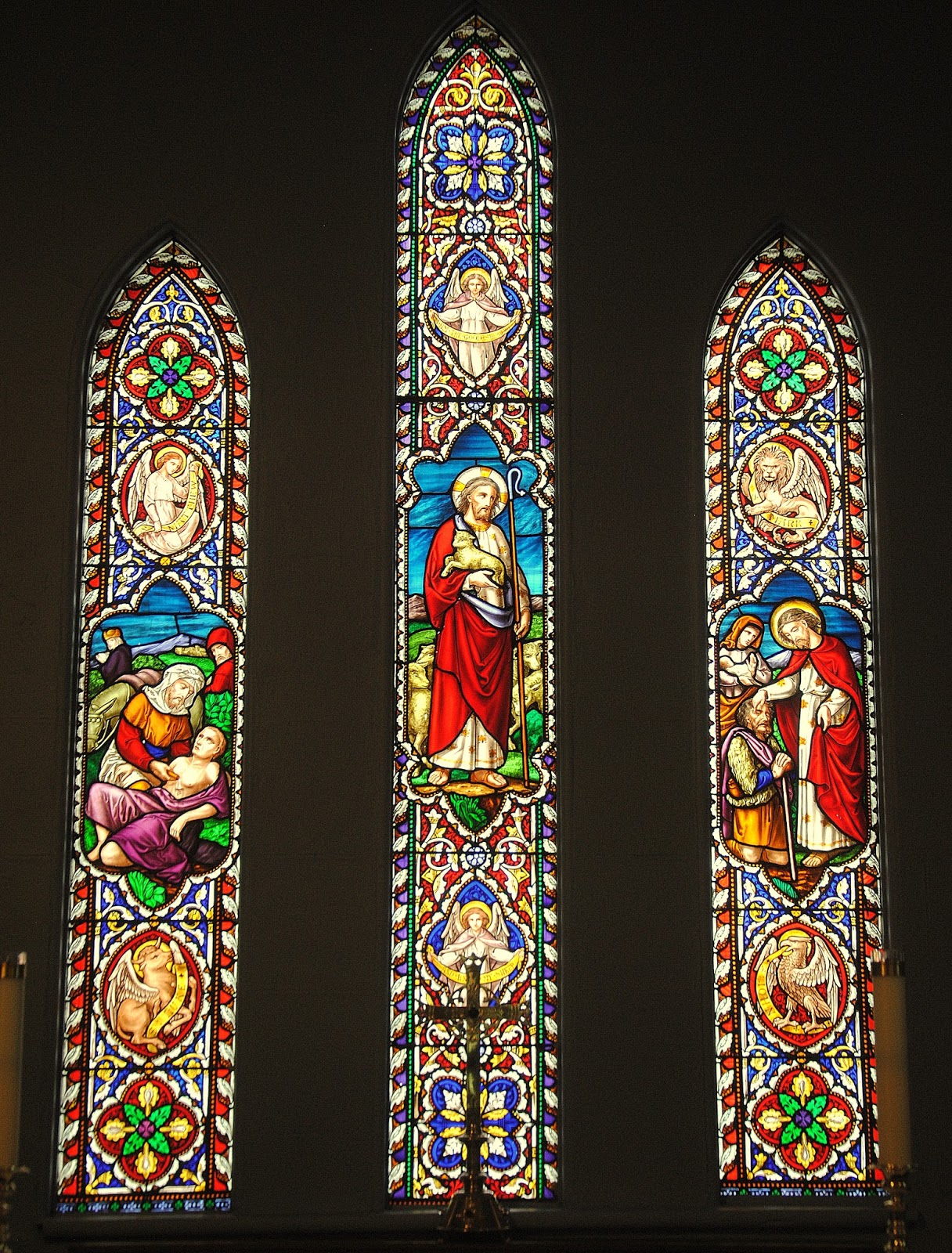 Camera on King & Aurora All Saints Anglican Church Stained Glass No.2