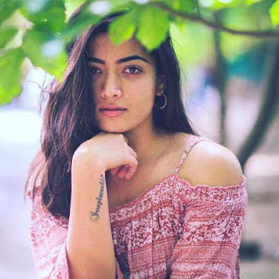 Indian Celebs: Rashmika Mandanna tattoo