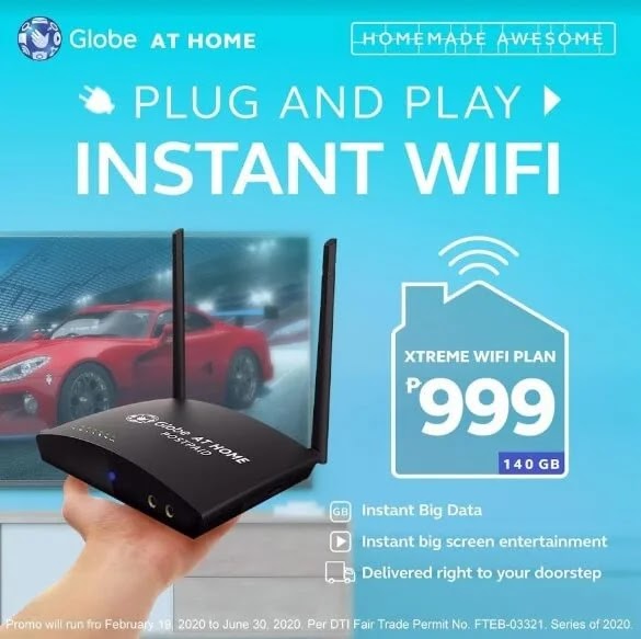 Stay Connected Through the New Globe At Home Xtreme WiFi Plan 999