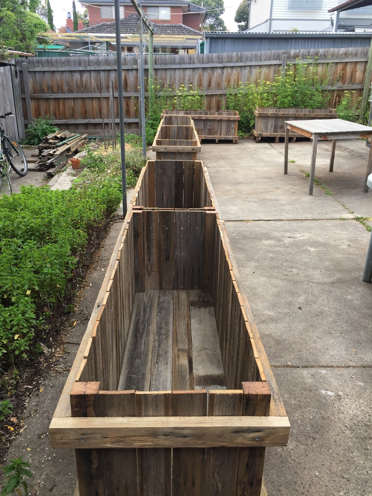 Nedly on his Treadly Wicking Bed Construction