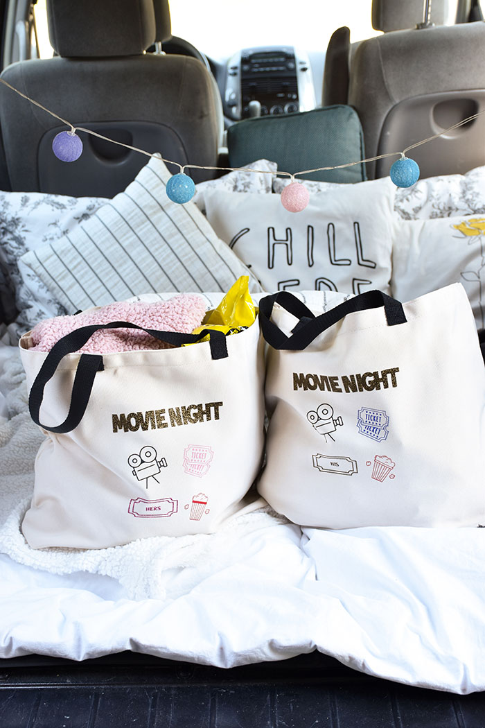 Woman in Real Life: How To Create Drive-In Cinema Date Night Tote