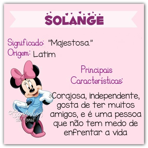 Cantinho dos Nomes Significado do Nome