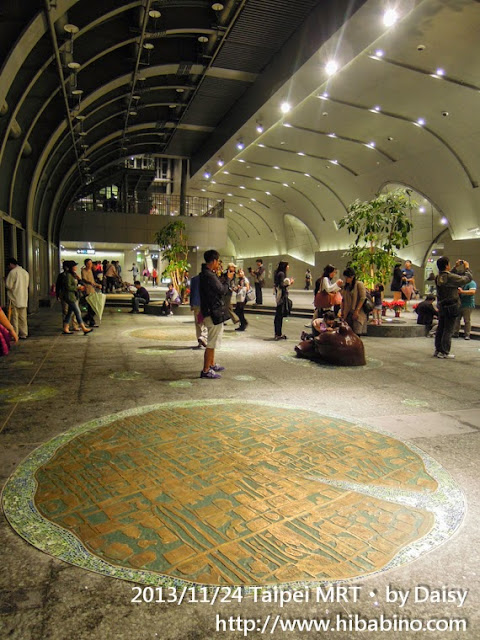 [台北捷運] 信義線 新亮點‧大安森林公園站水舞秀‧夜景