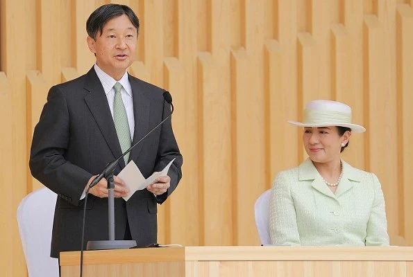 Emperor Naruhito and Empress Masako attended the 70th National Tree Planting Festival at the Aichi Prefecture Forest Park