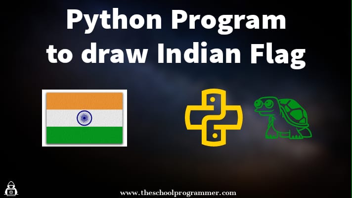 Python Program to draw Indian flag 🇮🇳