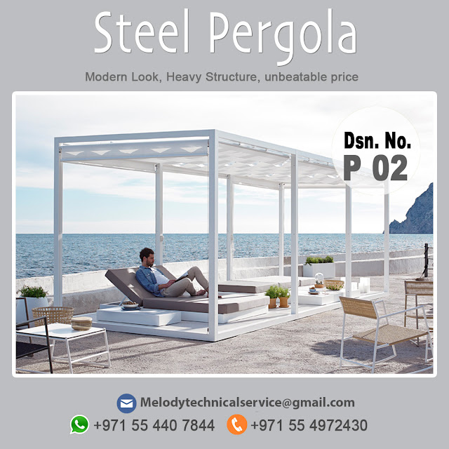 Melody Steel Pergola Steel Shades Metal Pergola Steel Pergola