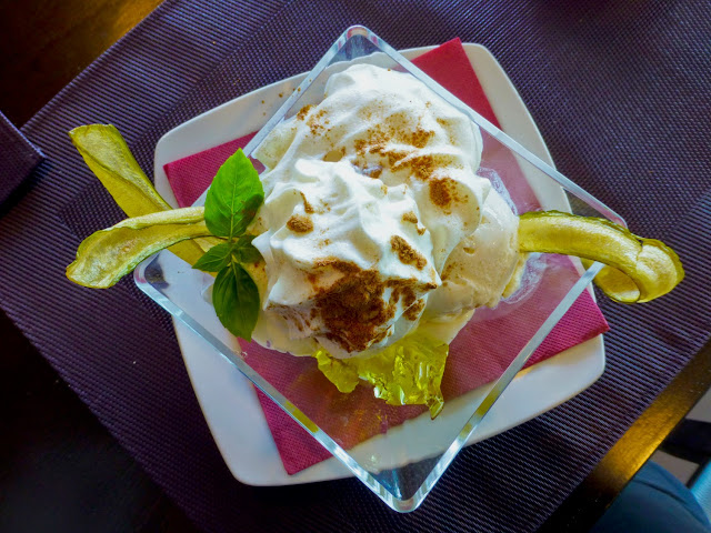 Helado de Canela, Restaurante el Jardín de la Sal, La Palma