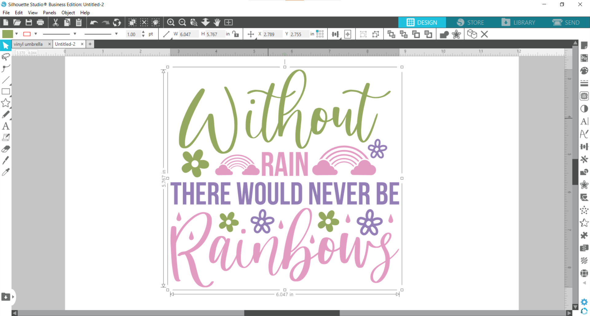 How to Put Vinyl on a Clear Umbrella Silhouette School