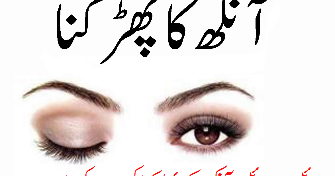 Ankh ka Parakhna, Eyes Twitching in Urdu and English with Video The