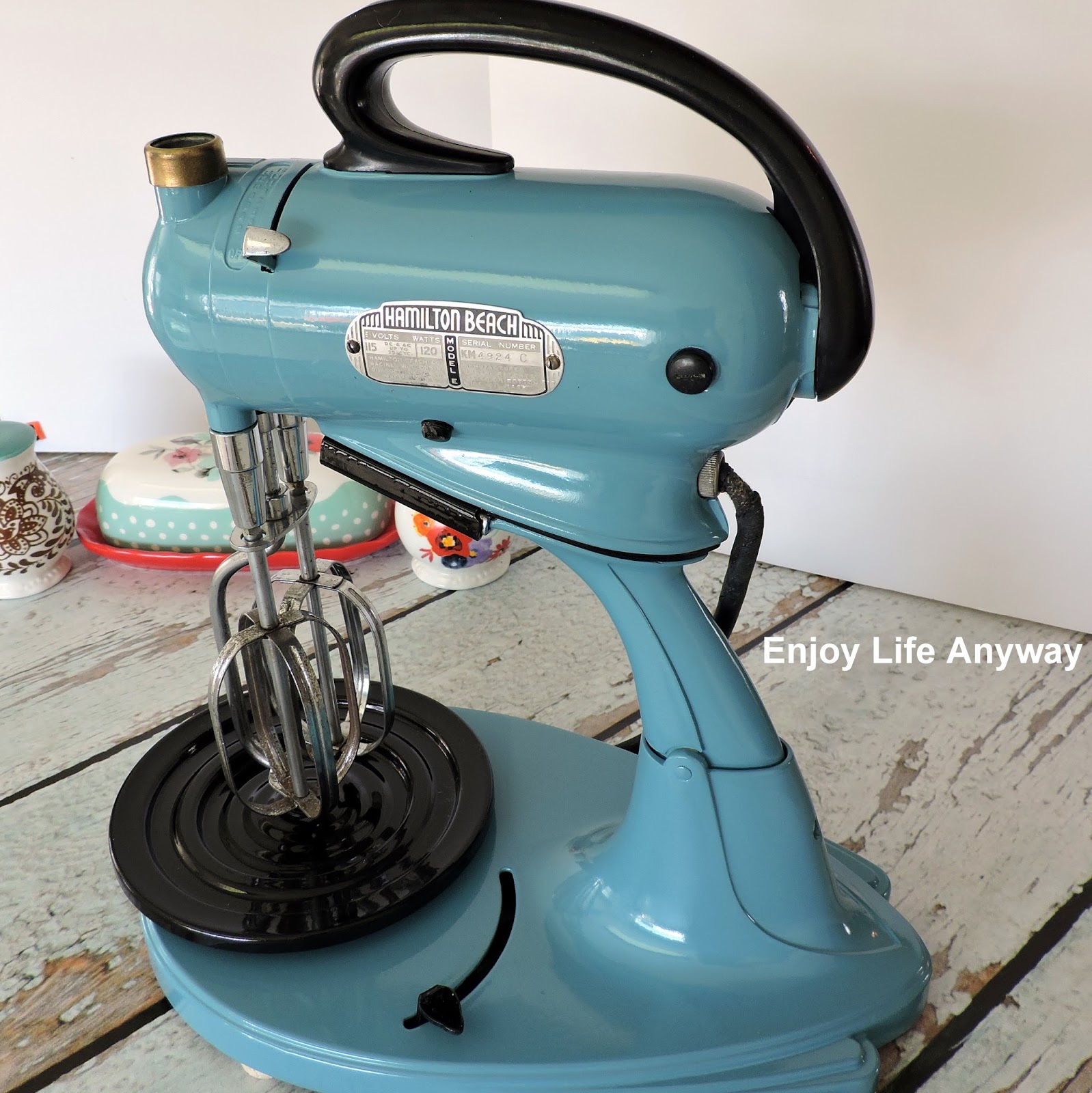 Enjoy Life Anyway: Repainting My Vintage Hamilton Beach Stand Mixer