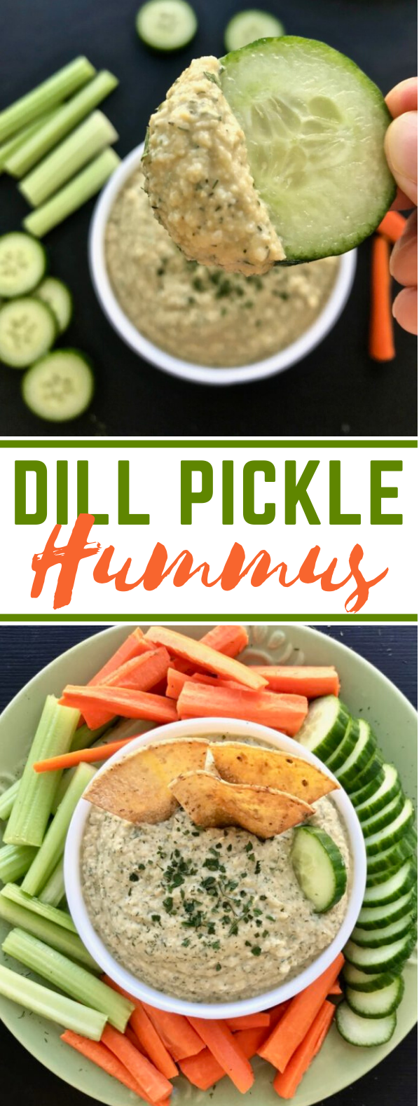 DILL PICKLE HUMMUS vegetarian appetizers