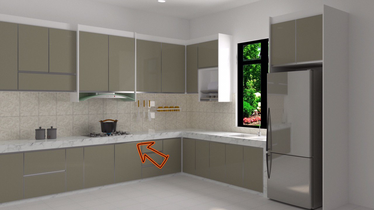 PERABOT NIK LAH Material Table top Kabinet  Dapur 