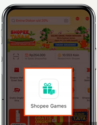 pohon emas shopee, pohon koin shopee