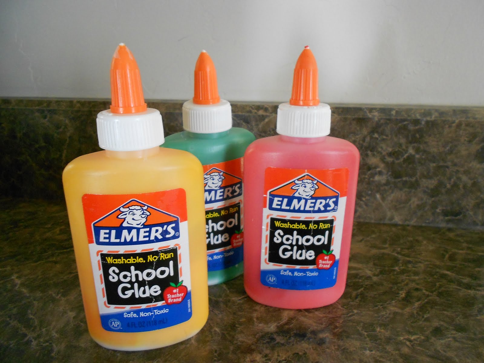 Almost Unschoolers: Turning School Glue Into Paint