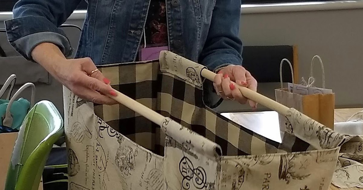 2knitwits Big Bag with Dowel Handles