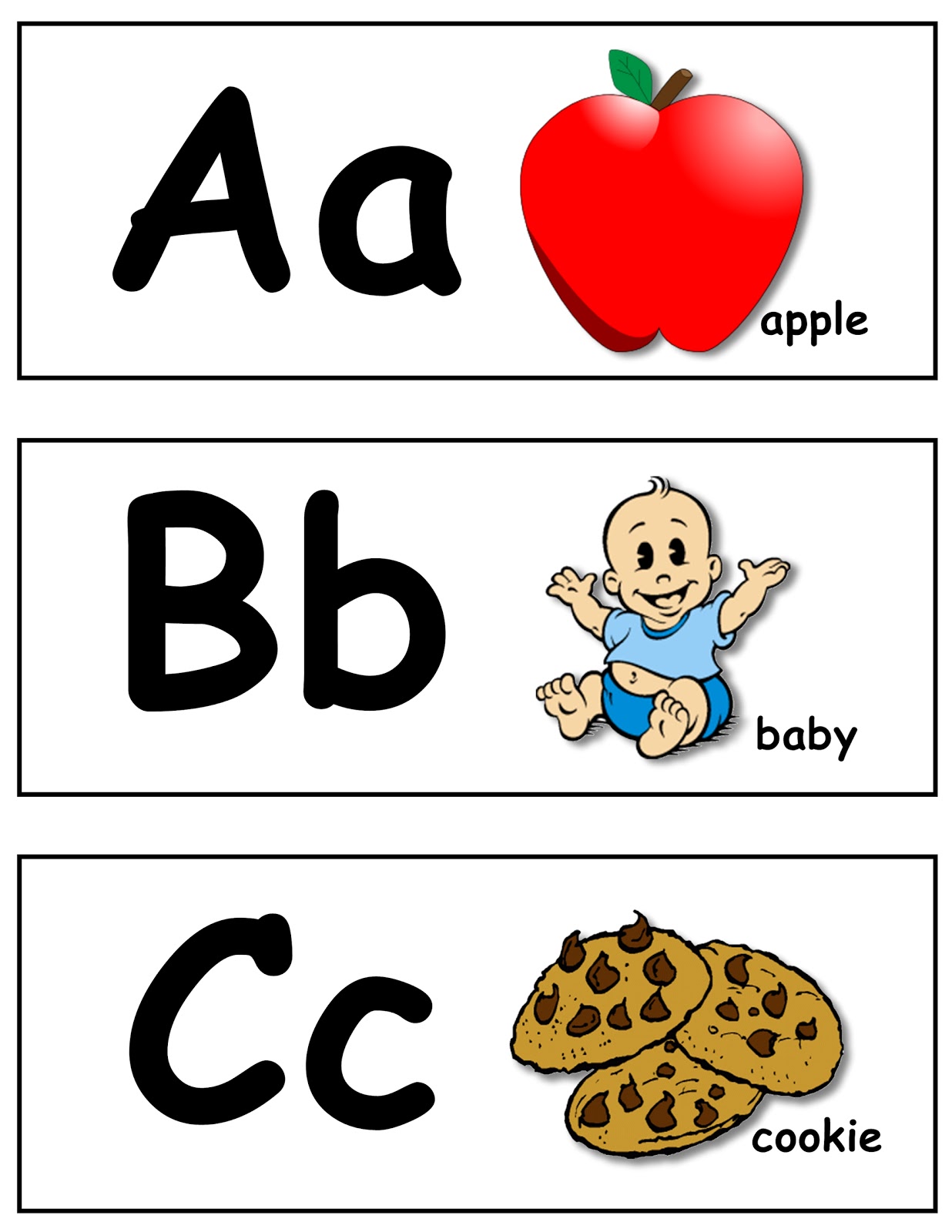 Alphabet Printable Flashcards