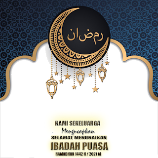 5 Contoh template twibbon keren selamat puasa ramadhan 2021 M / 1442 H format psd siap edit