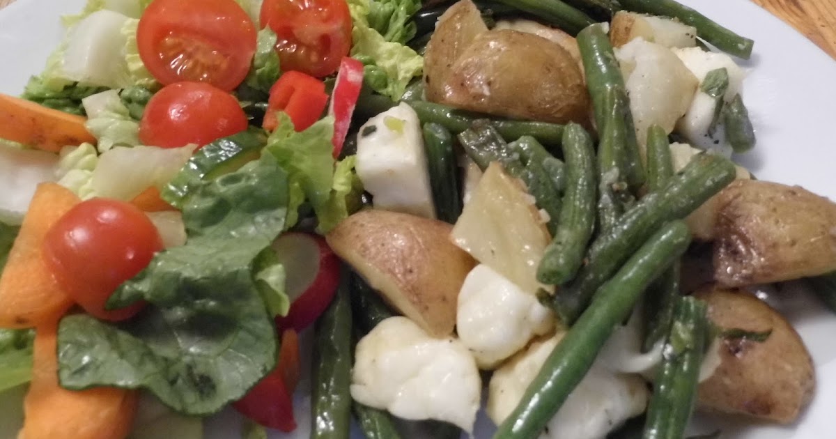 Kate's blog (Reading & Eating) Dinner, 19/1/20 Green Bean, Halloumi