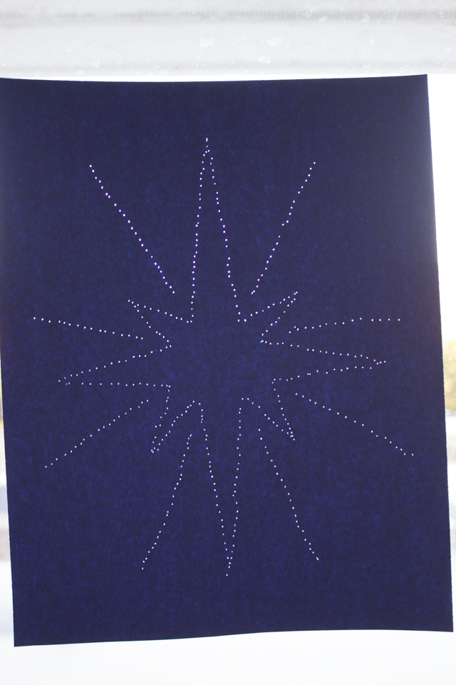 Christmas Pin Prick Angel Art Pink Stripey Socks